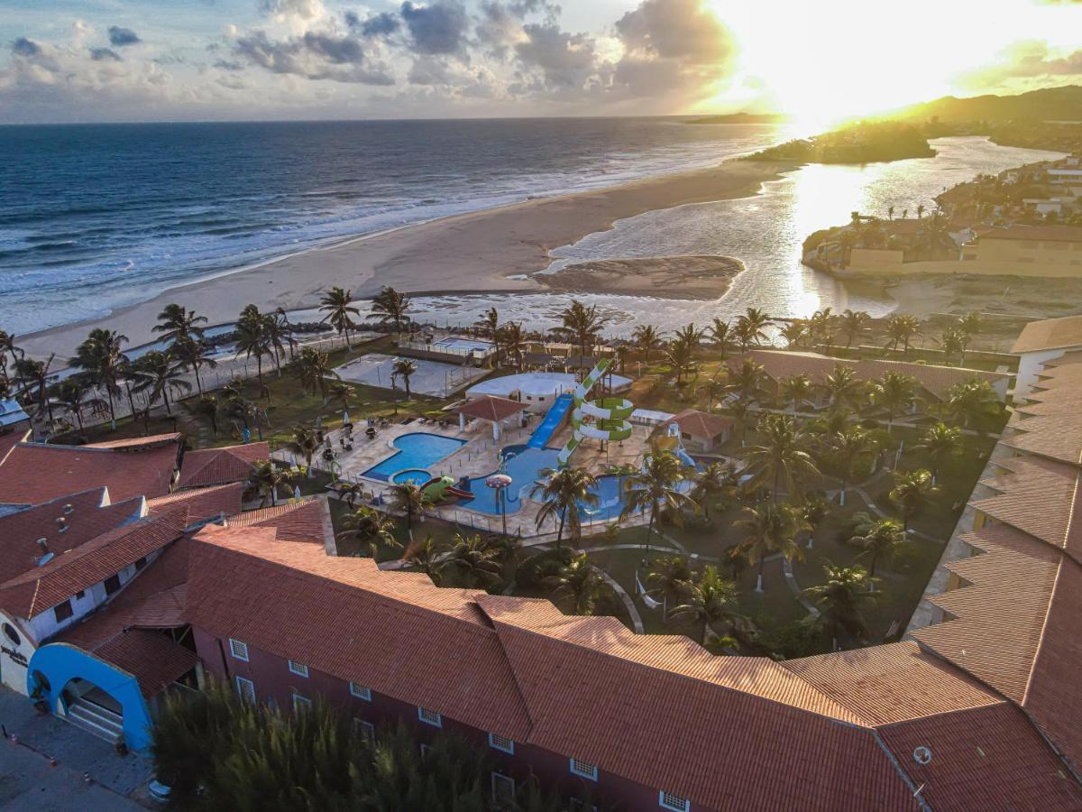 Jangadeiro Praia Hotel Resort - Parque Aquatico E Pe Na Areia 알퀴라즈 외부 사진