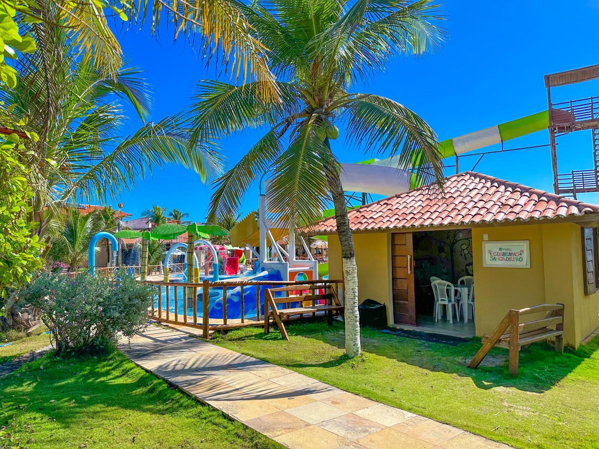 Jangadeiro Praia Hotel Resort - Parque Aquatico E Pe Na Areia 알퀴라즈 외부 사진