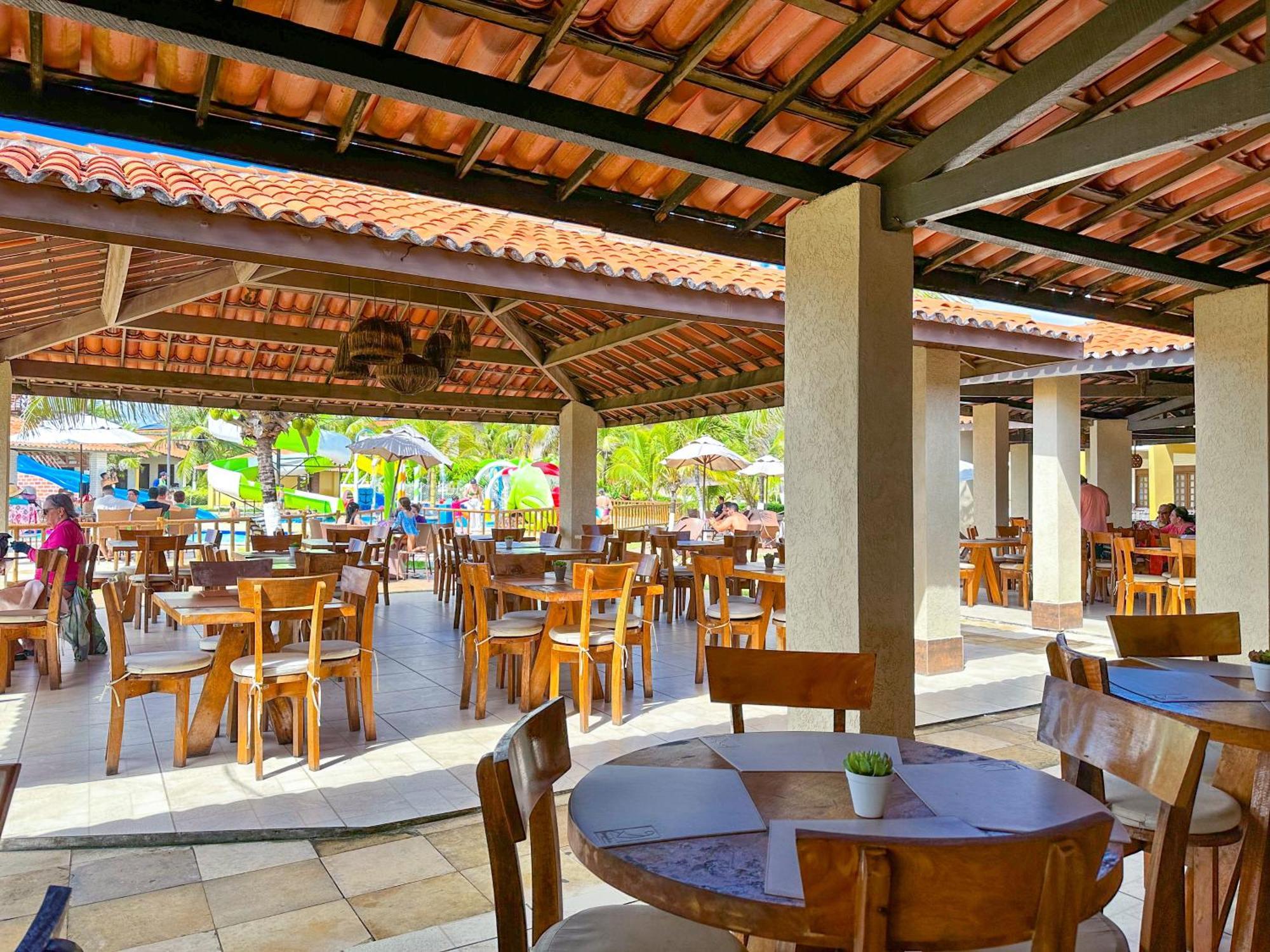 Jangadeiro Praia Hotel Resort - Parque Aquatico E Pe Na Areia 알퀴라즈 외부 사진