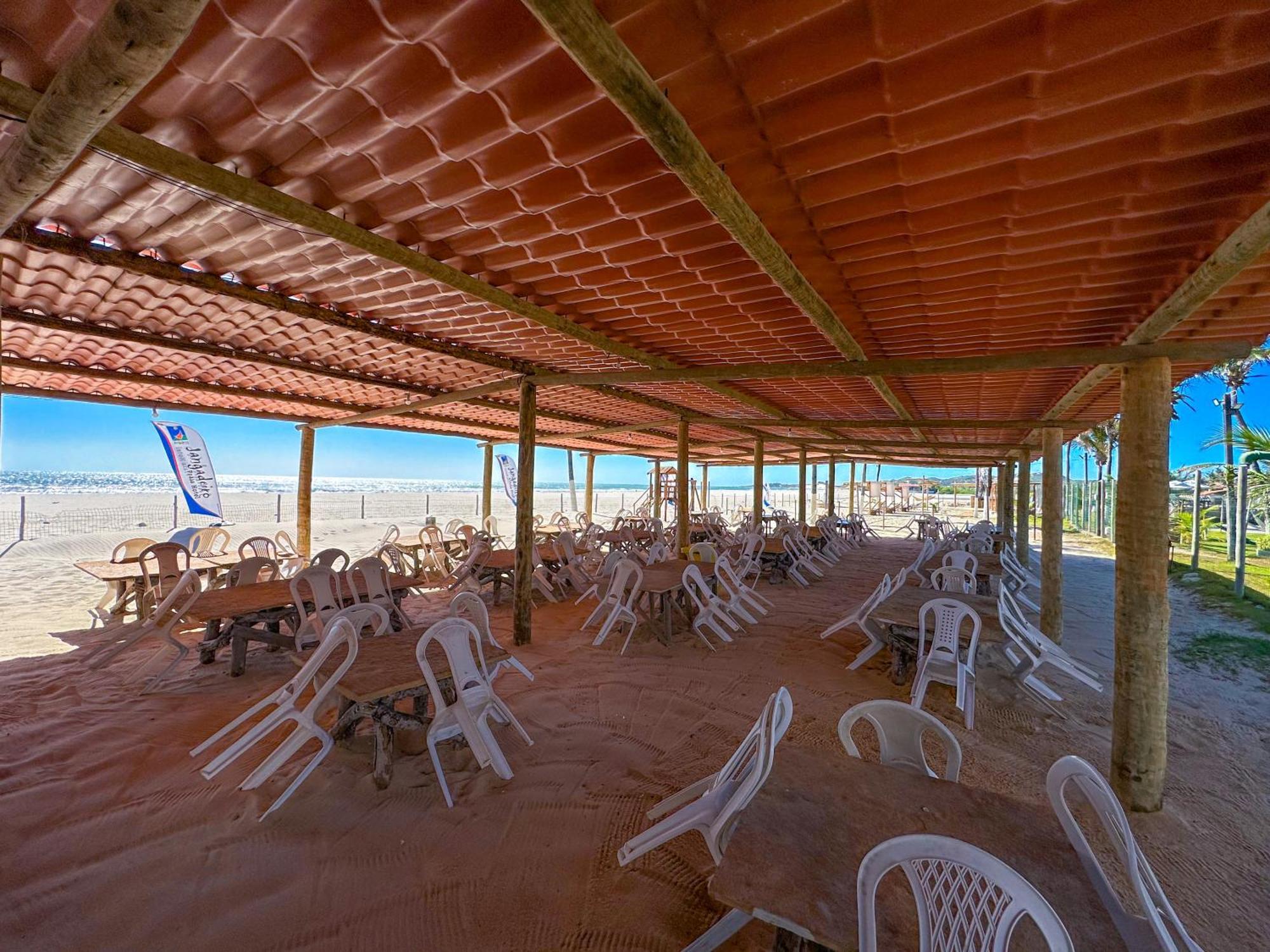 Jangadeiro Praia Hotel Resort - Parque Aquatico E Pe Na Areia 알퀴라즈 외부 사진