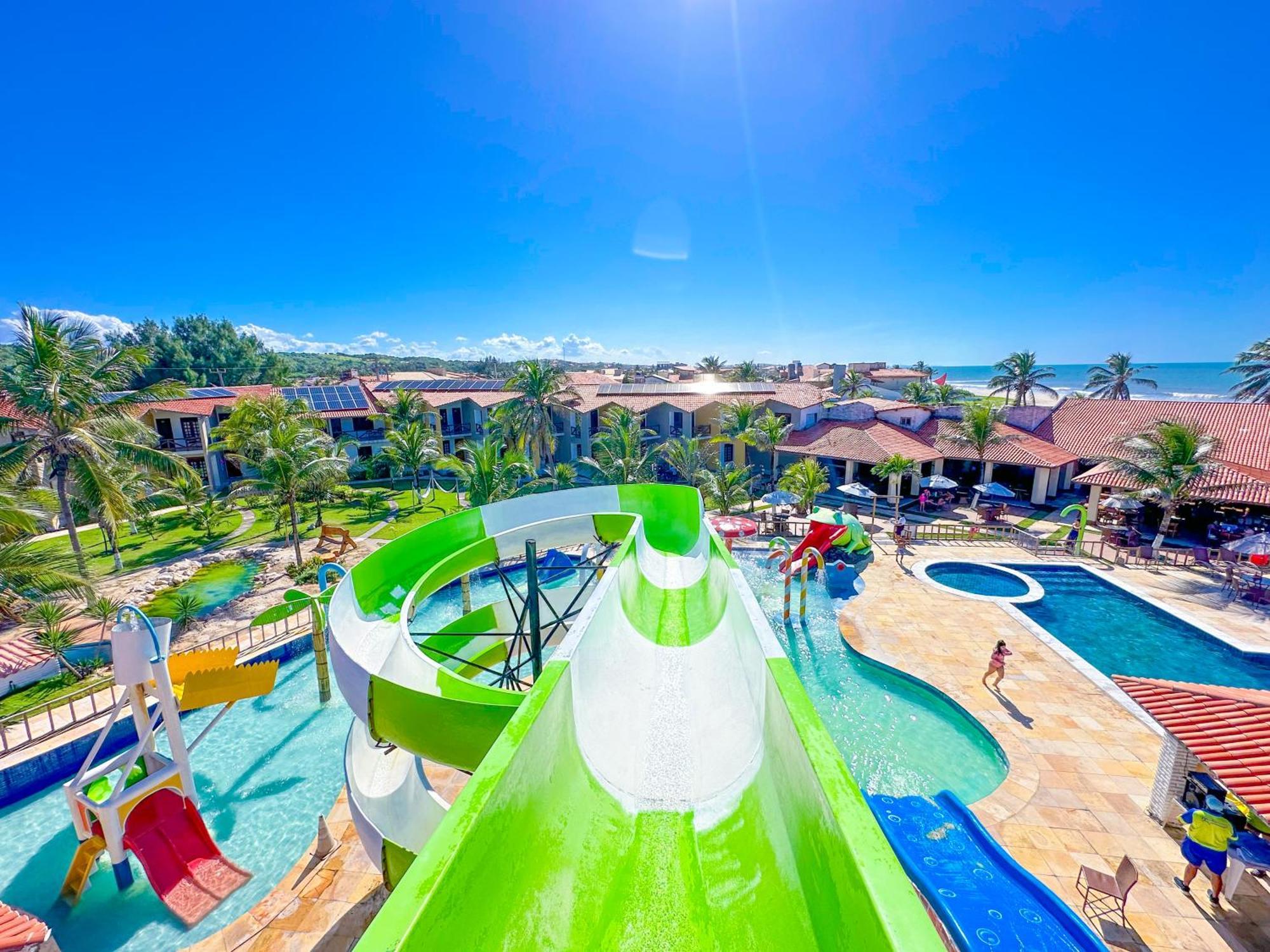 Jangadeiro Praia Hotel Resort - Parque Aquatico E Pe Na Areia 알퀴라즈 외부 사진