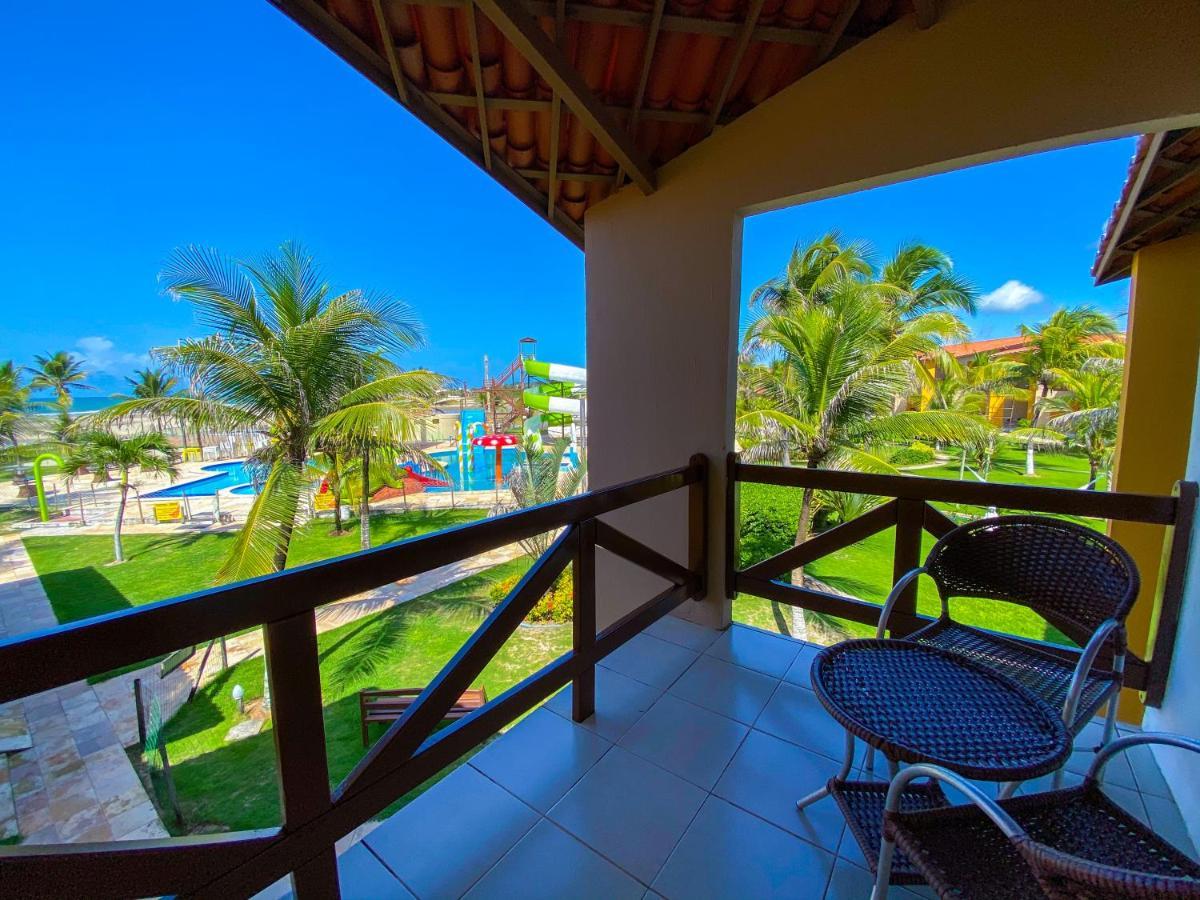 Jangadeiro Praia Hotel Resort - Parque Aquatico E Pe Na Areia 알퀴라즈 외부 사진